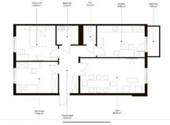 75 m², 3-xonali kvartira, 4/9-0
