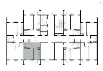 55 м², 1-комн. квартира, 1/12-3