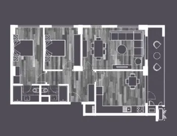 90 м², 4-комн. квартира, 5/14-3