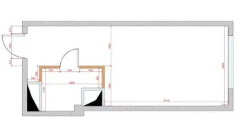 27 м², 1-комн. квартира, 17/18-2