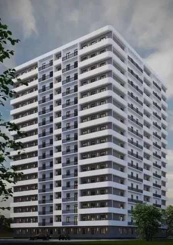 39 m², 1-xonali kvartira, 14/16-2