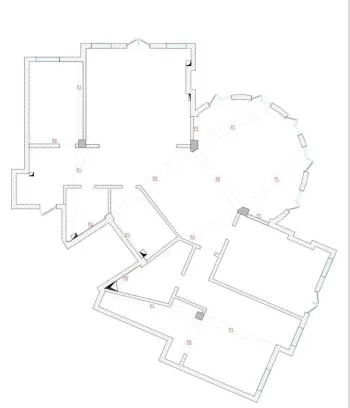 228 m², 4-xonali kvartira, 3/6-1