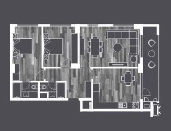 90 м², 3-комн. квартира, 5/4-1