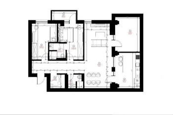 110 м², 3-комн. квартира, 2/12-1