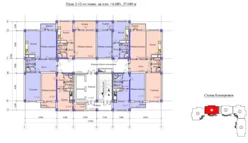 70 м², 2-комн. квартира, 4/12-2