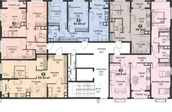 95 м², 4-комн. квартира, 2/5-2