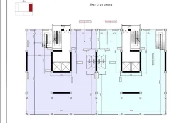 100 м², 3-комн. квартира, 2/12-1