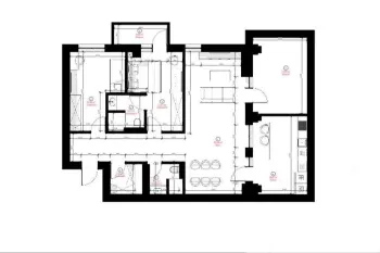 110 м², 3-комн. квартира, 2/12-2