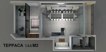 250 m², ko'p xonali kvartira, 9/10-2