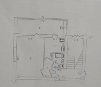 42 м², 2-комн. квартира, 3/4-0