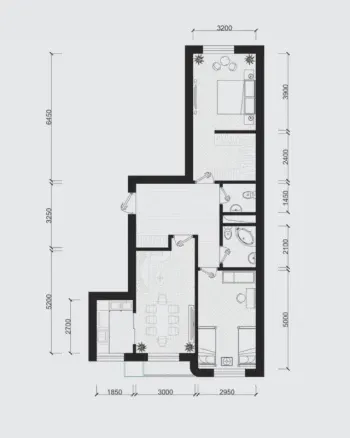 83 м², 3-комн. квартира, 5/10-0
