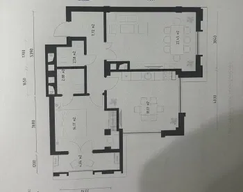 75 м², 2-комн. квартира, 11/14-0