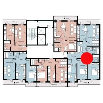 101 м², 4-комн. квартира, 4/16-3