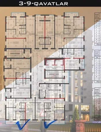 75 м², 3-комн. квартира, 9/11-3