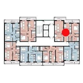 68 м², 3-комн. квартира, 11/16-3