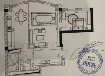 93 m², 2-xonali kvartira, 5/12-1