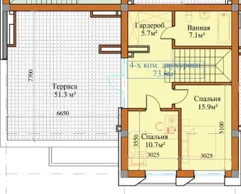 173 м², 4-комн. квартира, 9/10-0