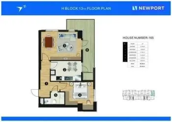 61 м², 2-комн. квартира, 13/19-1