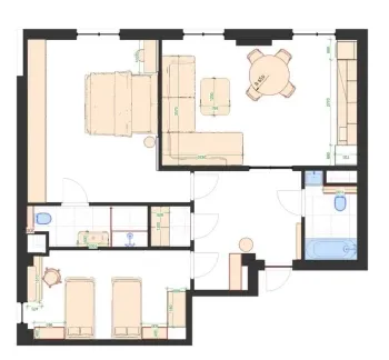 95 м², 3-комн. квартира, 5/8-2