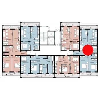 87 м², 3-комн. квартира, 1/16-2