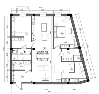 136 м², 3-комн. квартира, 4/10-0