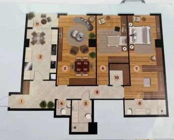 117 м², 3-комн. квартира, 15/25-1