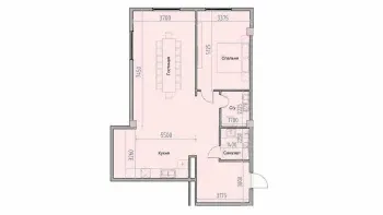 73 м², 3-комн. квартира, 11/15-2