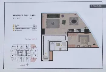 59 m², 2-xonali kvartira, 39/47-0