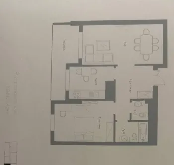 65 м², 2-комн. квартира, 6/15-1
