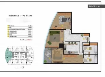 26 м², 3-комн. квартира, 48/48-1