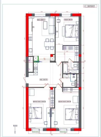 134 м², 4-комн. квартира, 7/10-0